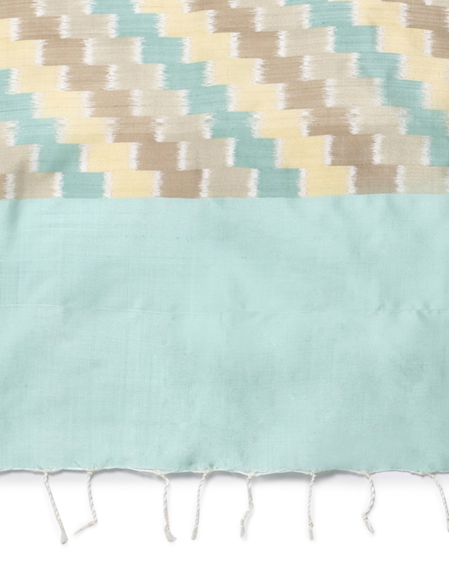 Stepping Weft Ikat Silk Stole