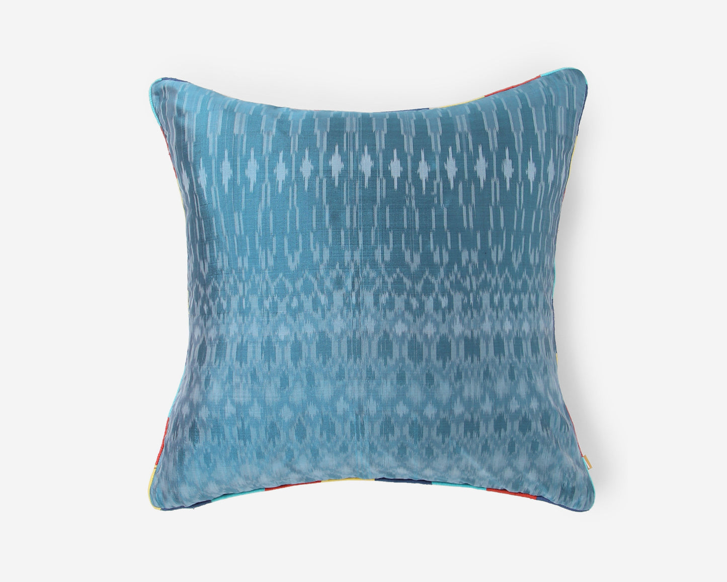 Raman Warp Ikat Silk Cushion Cover