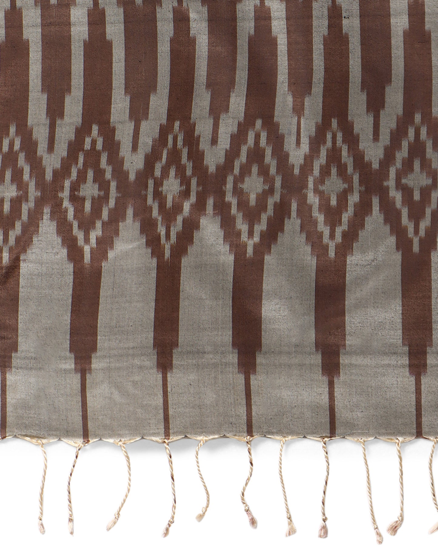 Raanjana Warp Ikat Silk Cotton Stole