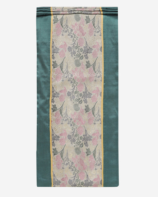 Gael Satin Brocade Silk Table Runner