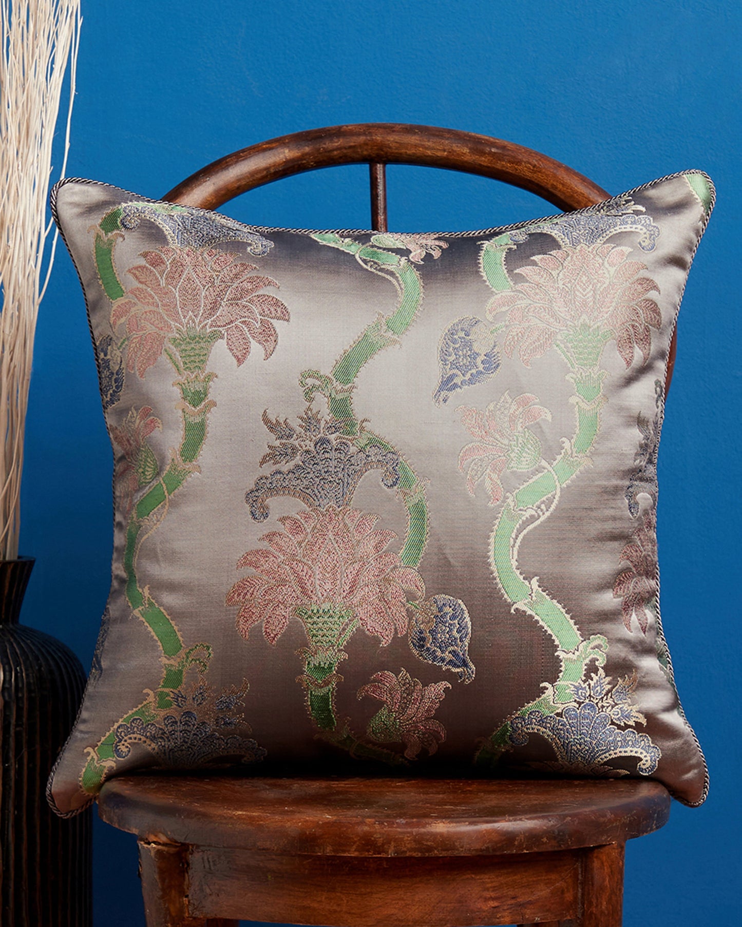 Bengal Gyasar Silk Cushion Cover