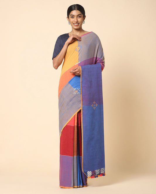 Reina Extra Weft Cotton Saree