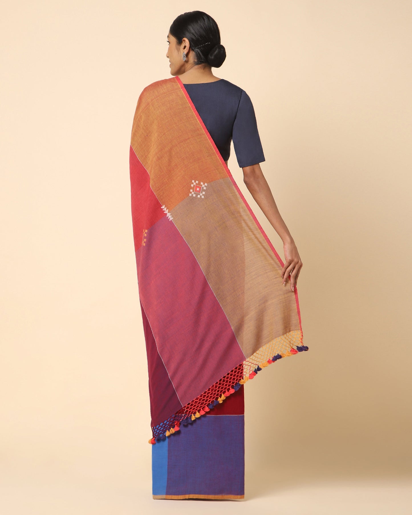 Reina Extra Weft Cotton Saree