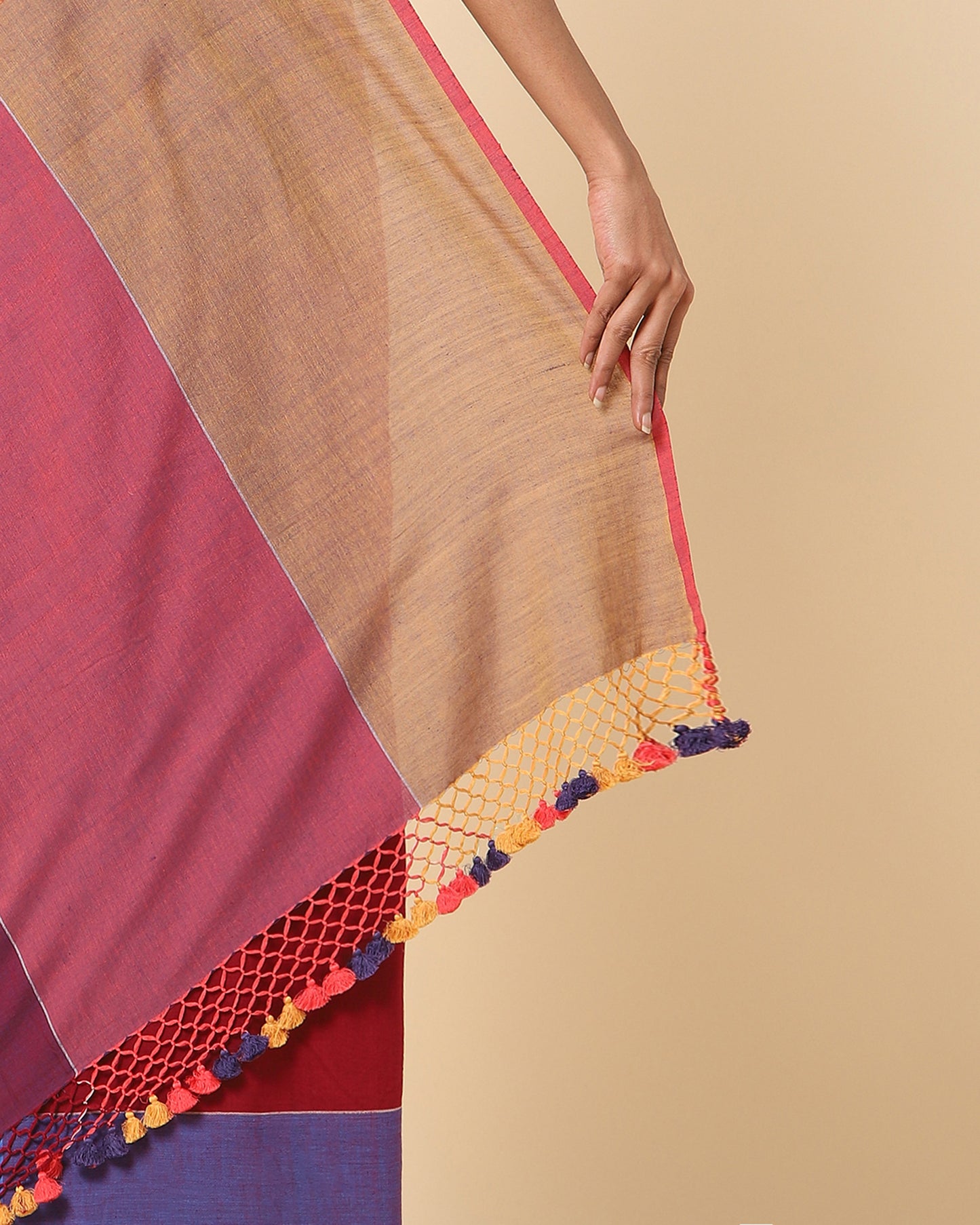 Reina Extra Weft Cotton Saree
