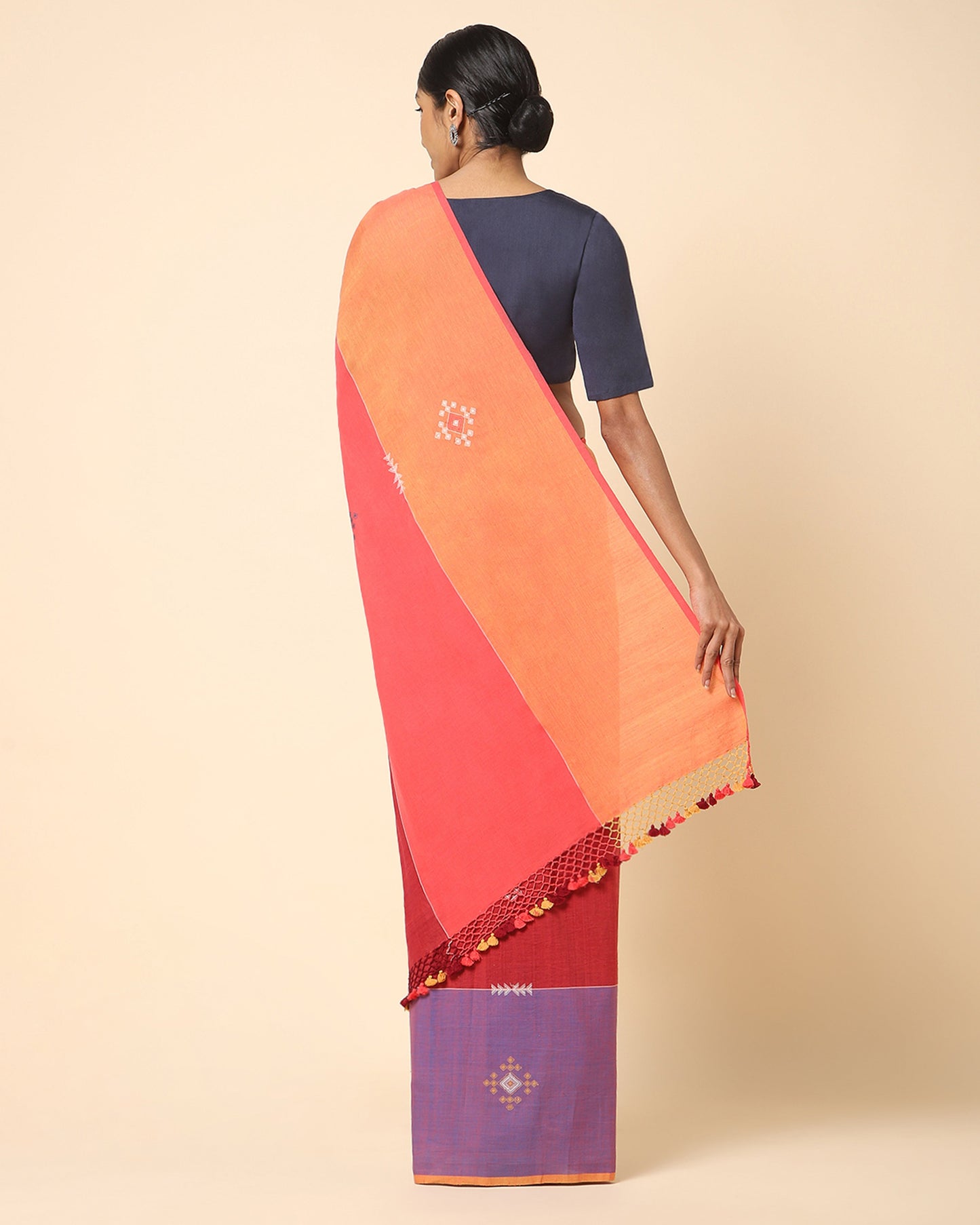 Reina Extra Weft Cotton Saree