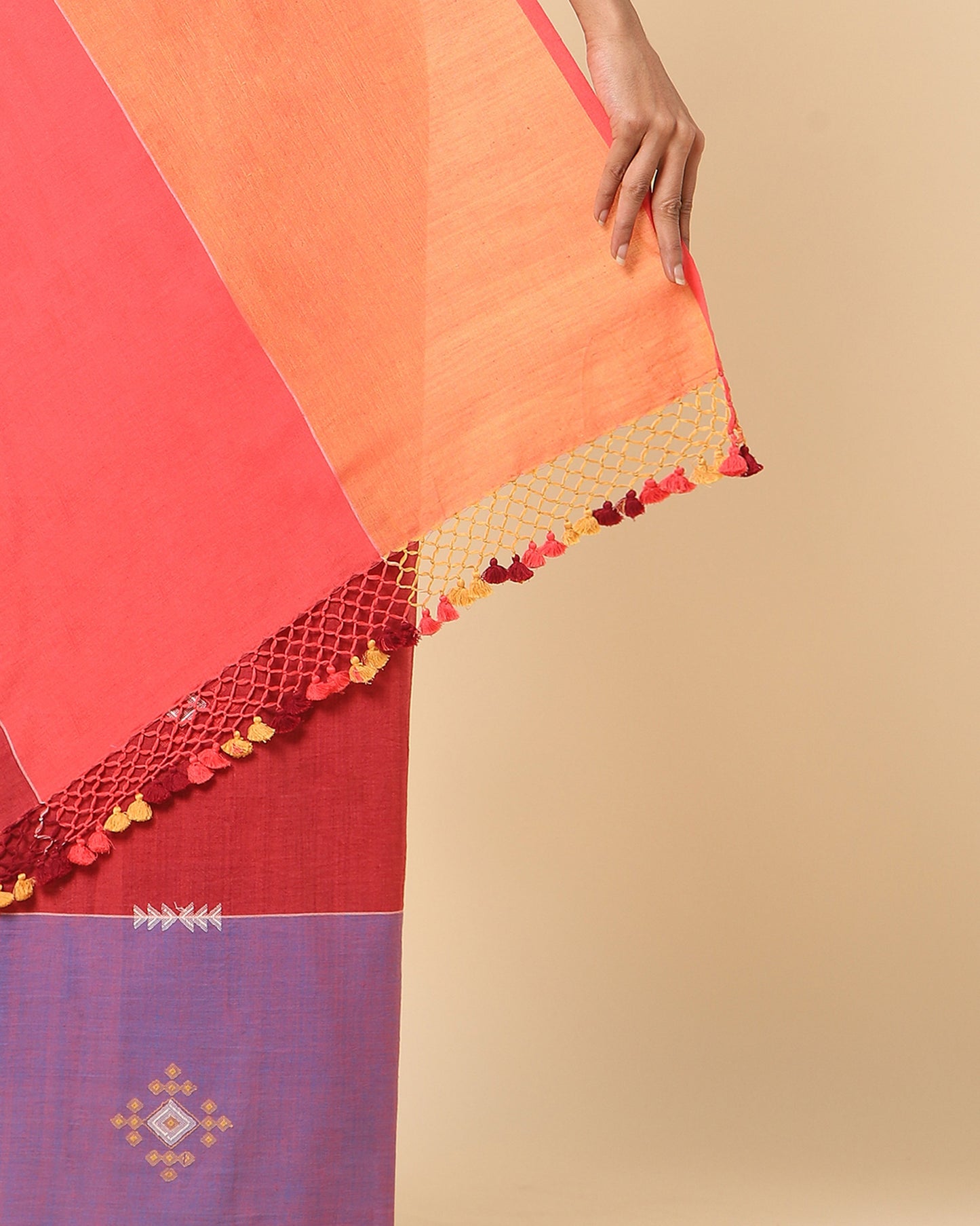 Reina Extra Weft Cotton Saree