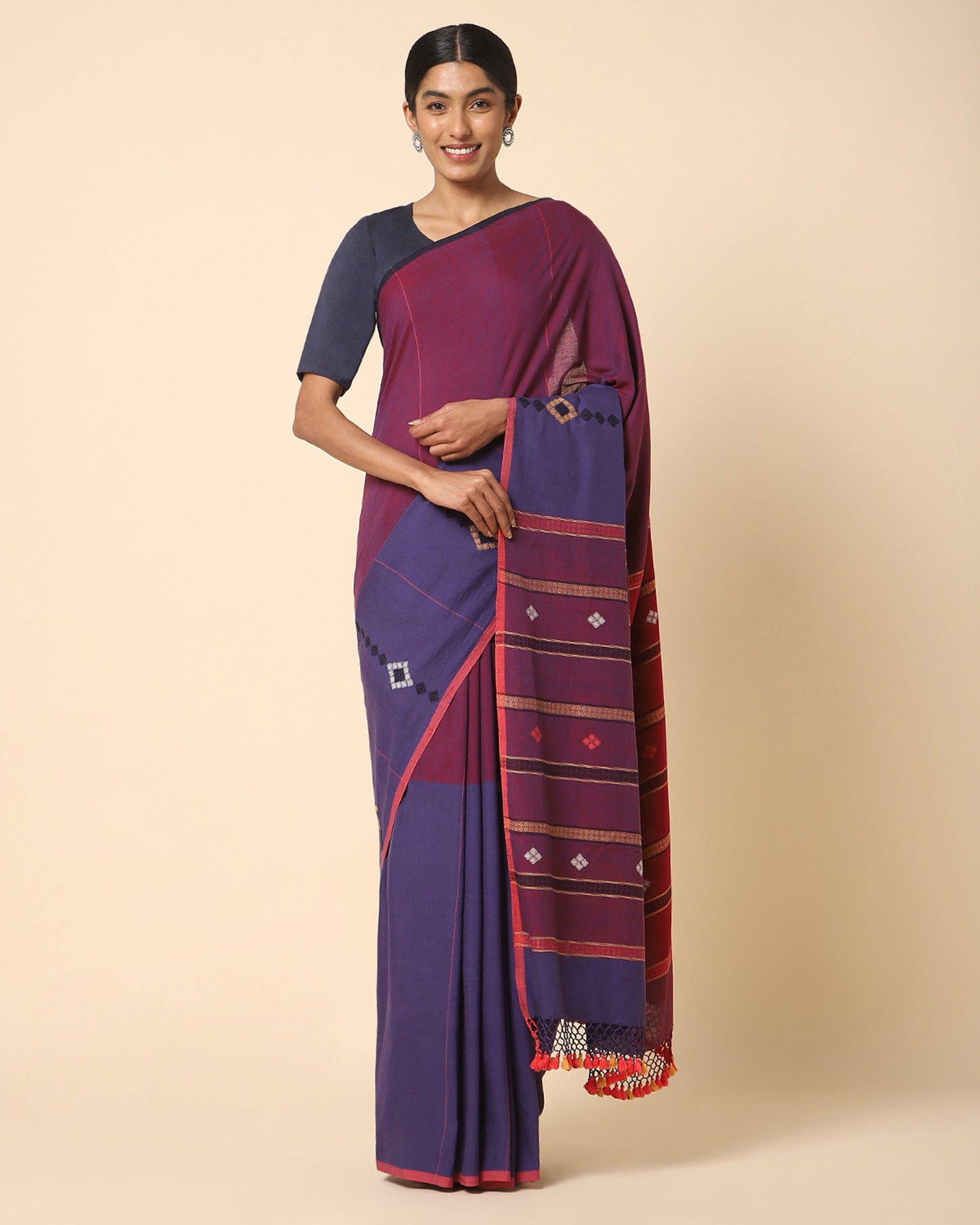 Nitara Extra Weft Cotton Saree
