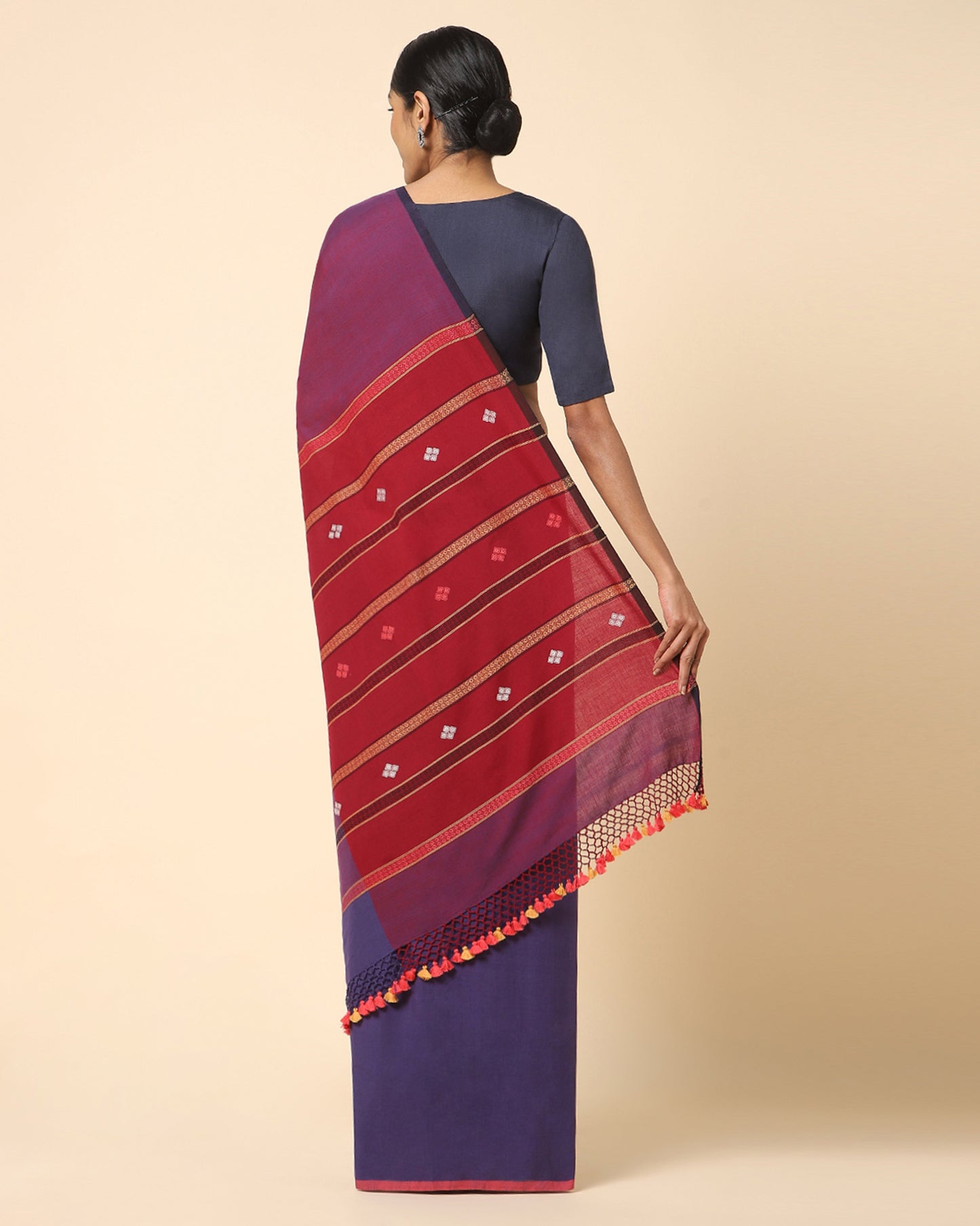 Nitara Extra Weft Cotton Saree