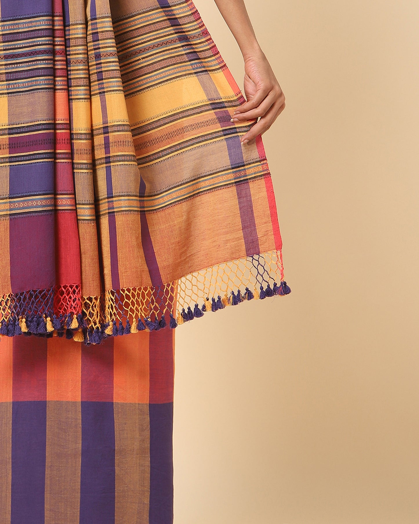 Mrinali Extra Weft Cotton Saree