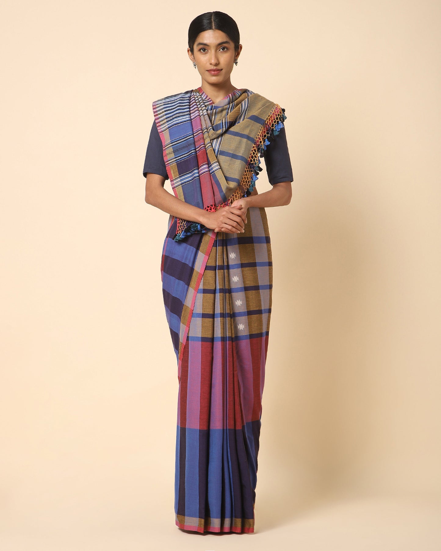 Mrinali Extra Weft Cotton Saree