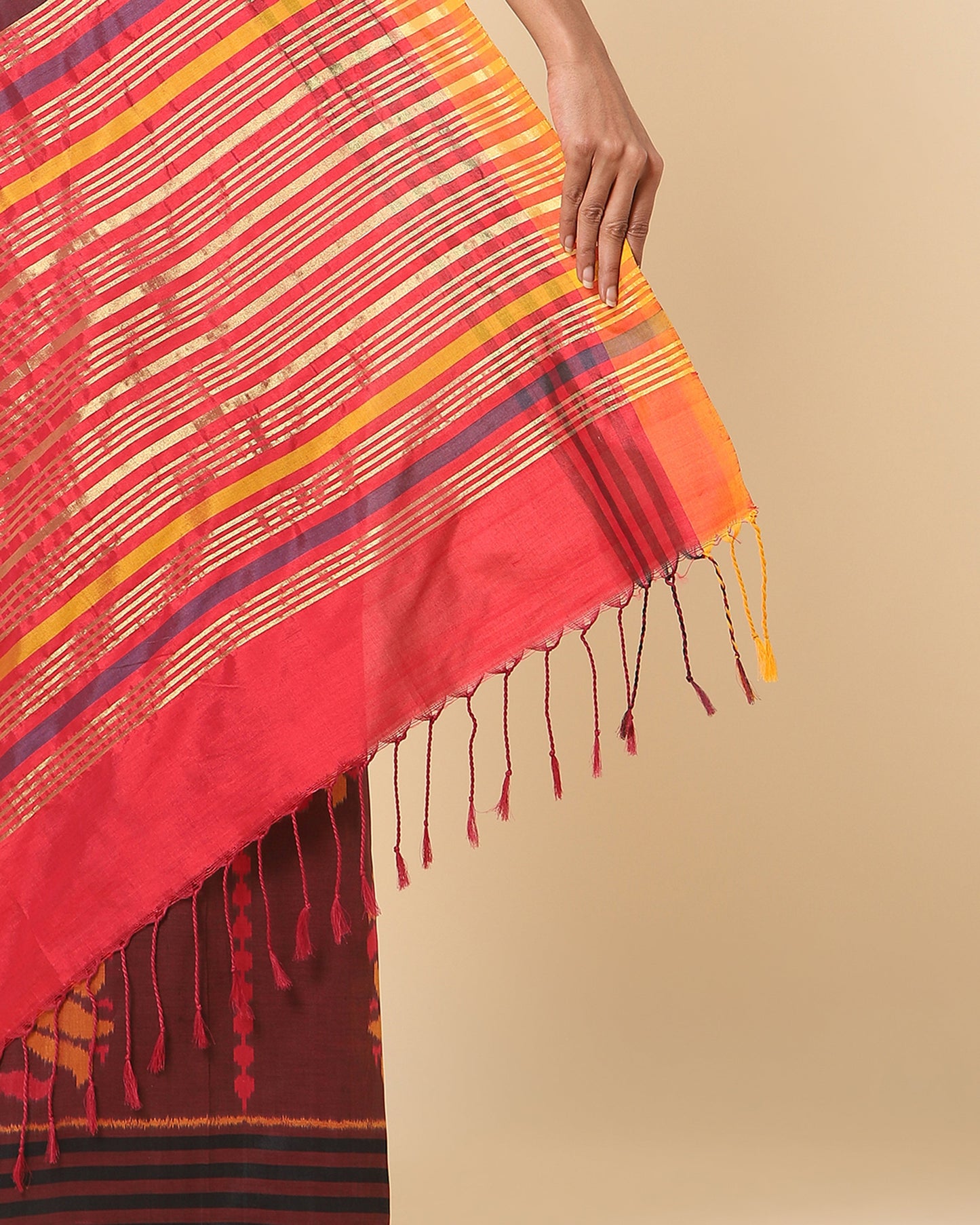 Pavani Weft Ikat Cotton Silk Saree