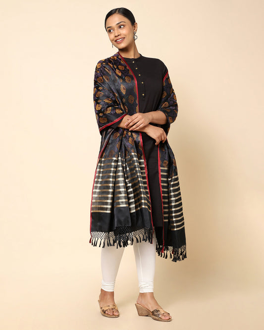 Ahil Tanchoi Silk Dupatta
