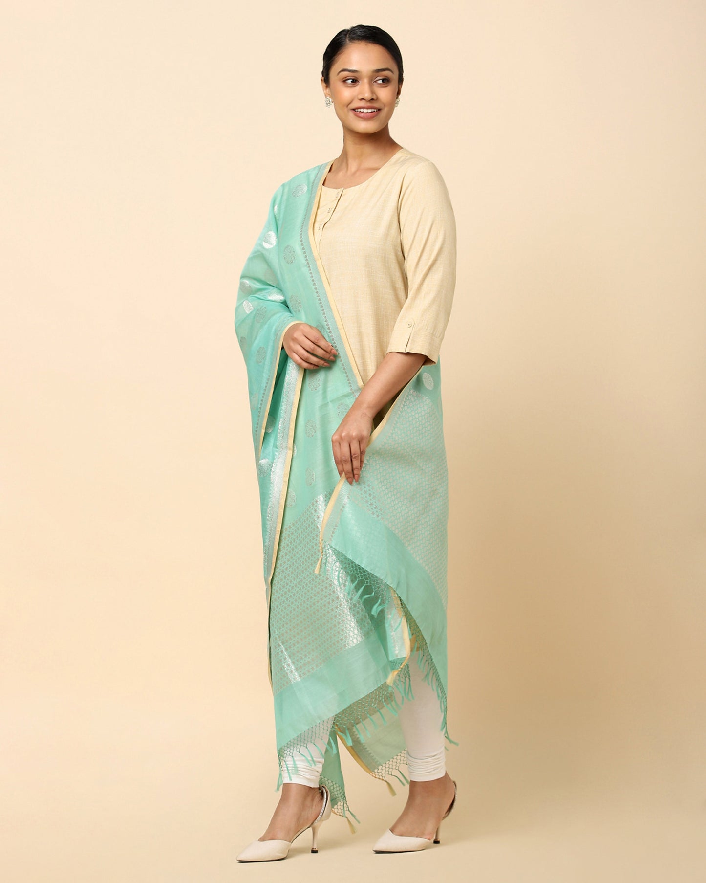 Bhairavi Kadwa Silk Cotton Dupatta