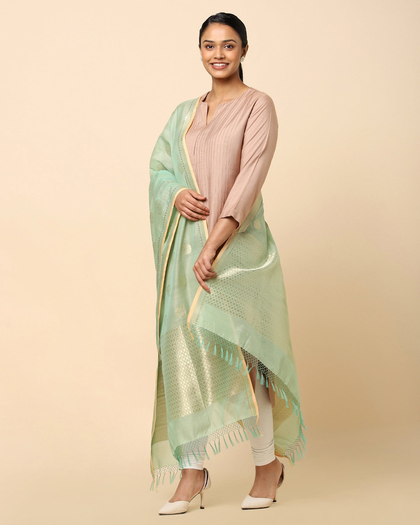 Bhairavi Kadwa Silk Cotton Dupatta