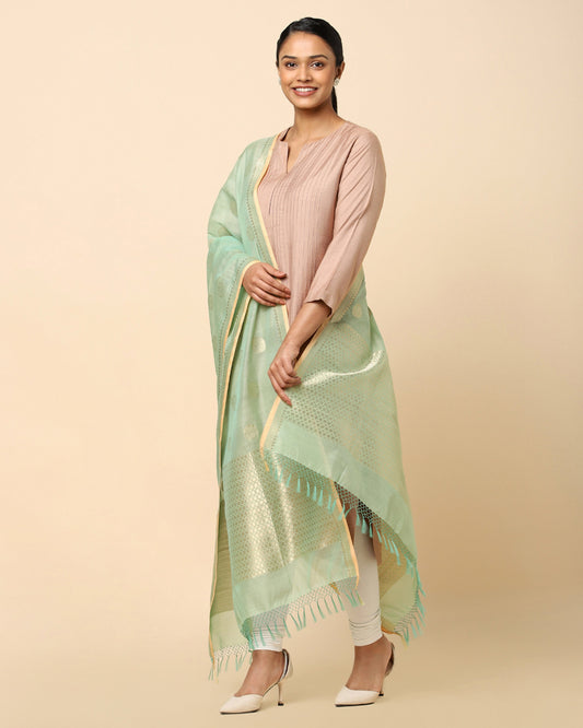 Bhairavi Kadwa Silk Cotton Dupatta