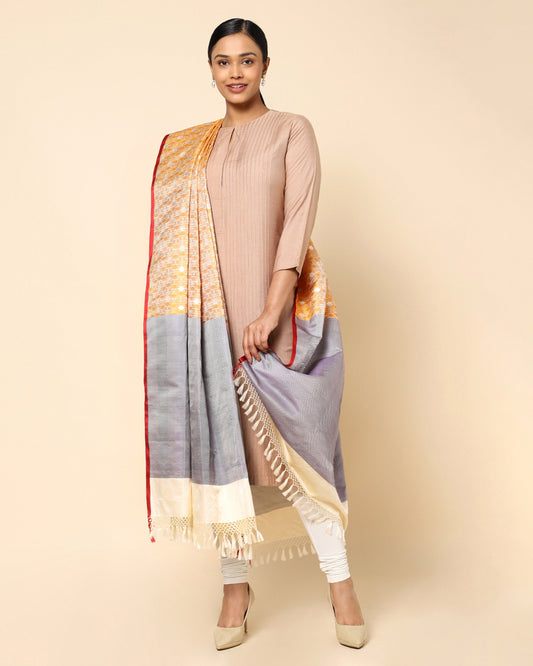 Geo Saga Tanchoi Silk Dupatta