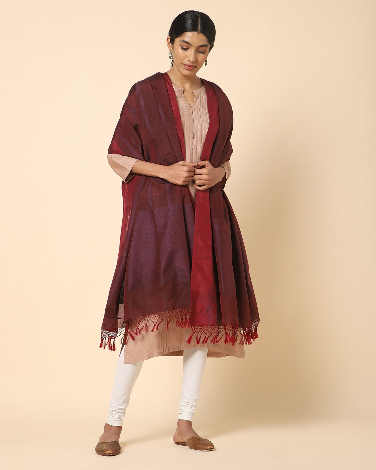 Purva Powdi Silk Cotton Dupatta