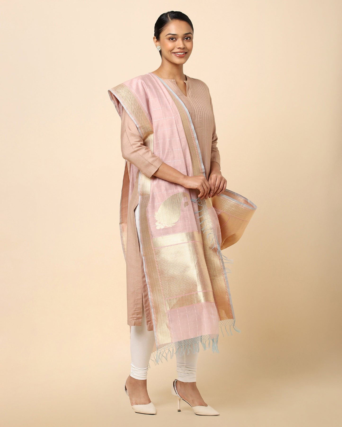 Gayatri Kadwa Silk Cotton Dupatta