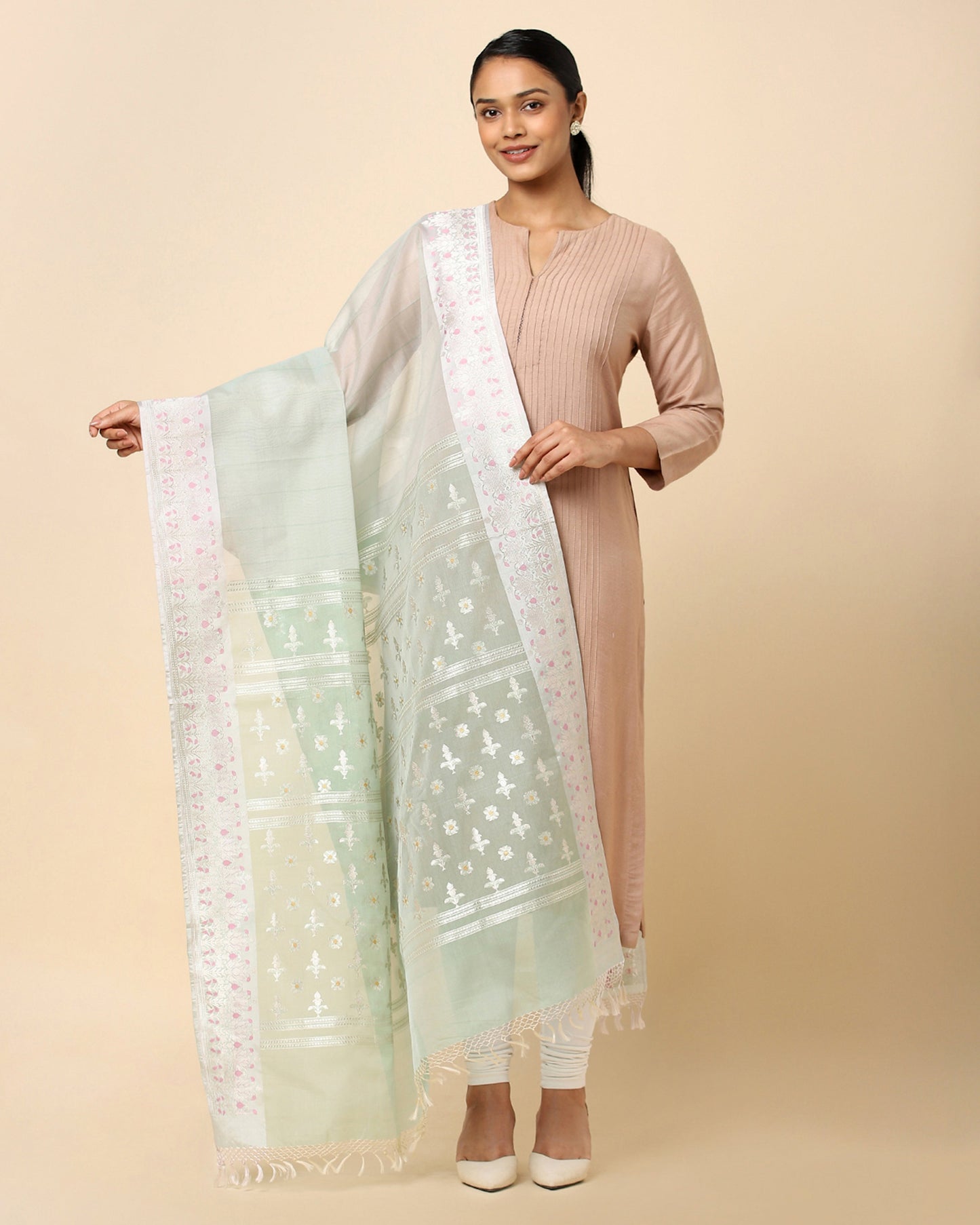 Mridula Kadwa Silk Dupatta