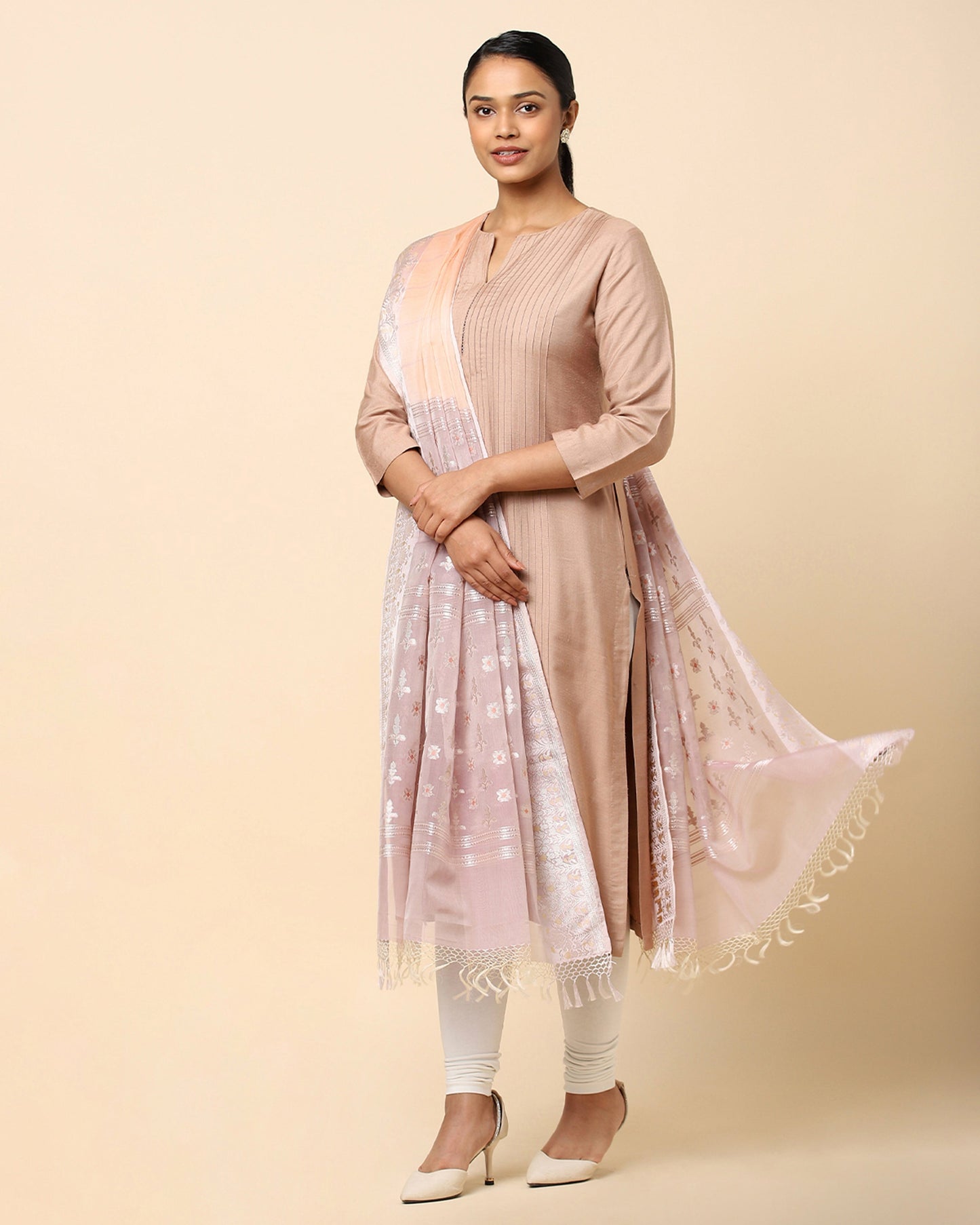 Mridula Kadwa Silk Dupatta