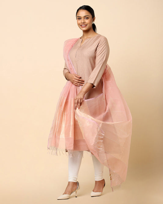 Parthee Jamdani Silk Cotton Dupatta