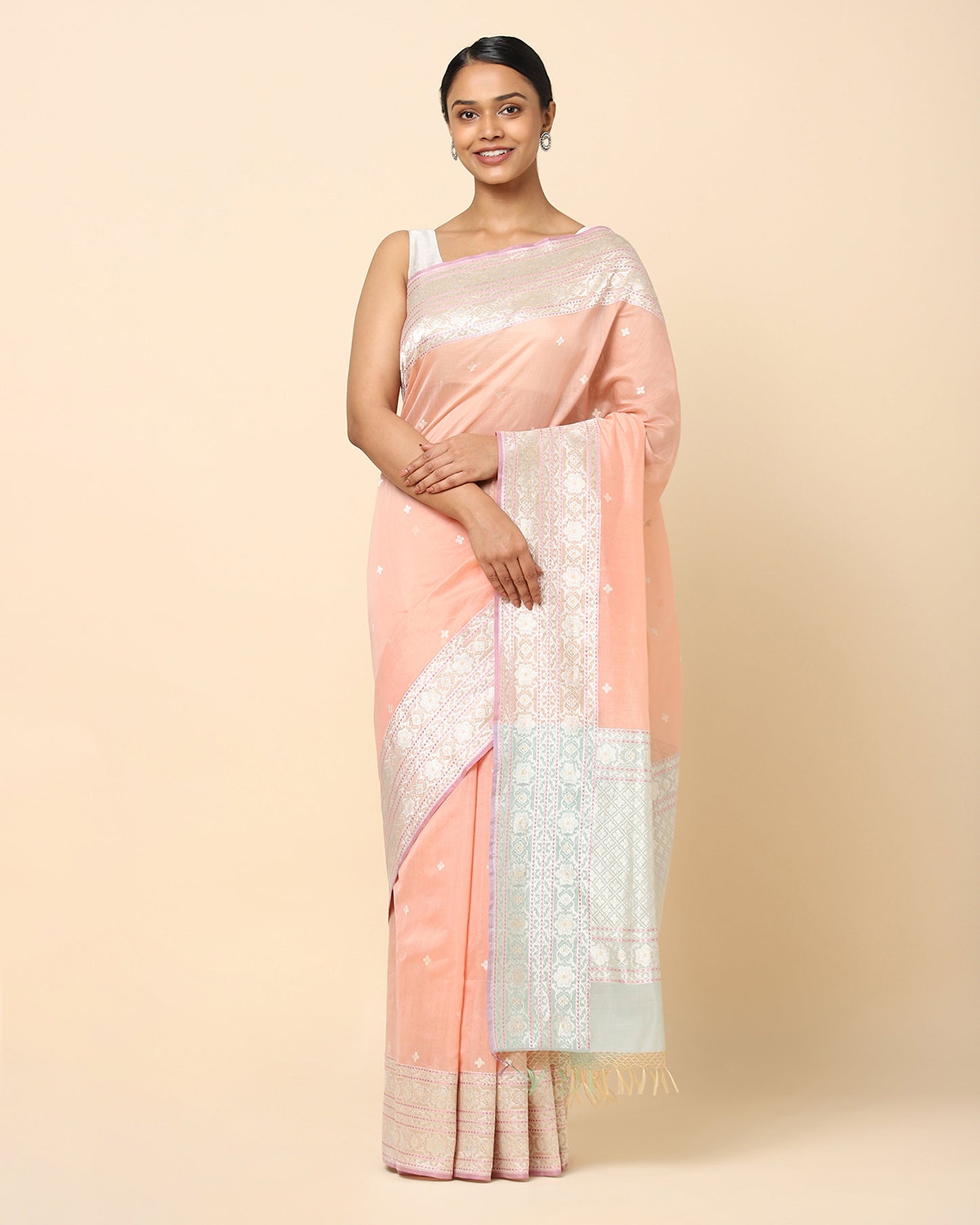 Rivaah Kadwa Silk Cotton Saree