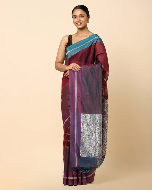 Tianna Powdi Silk Cotton Saree