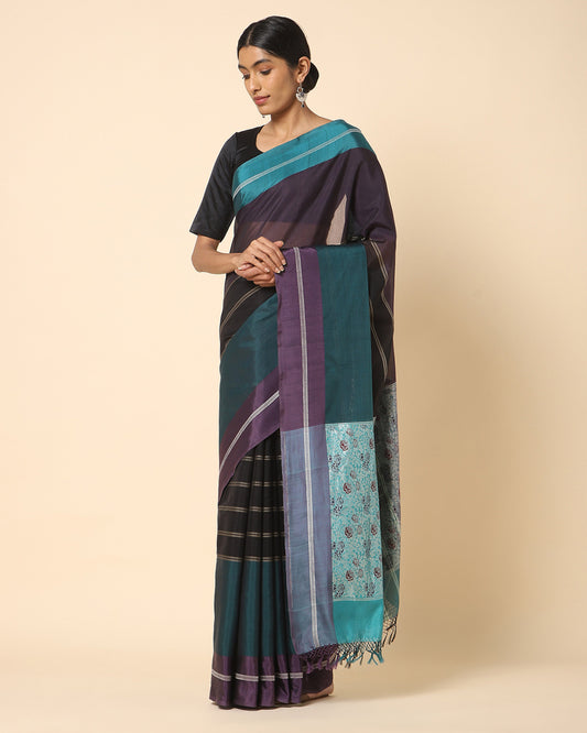 Tianna Powdi Silk Cotton Saree