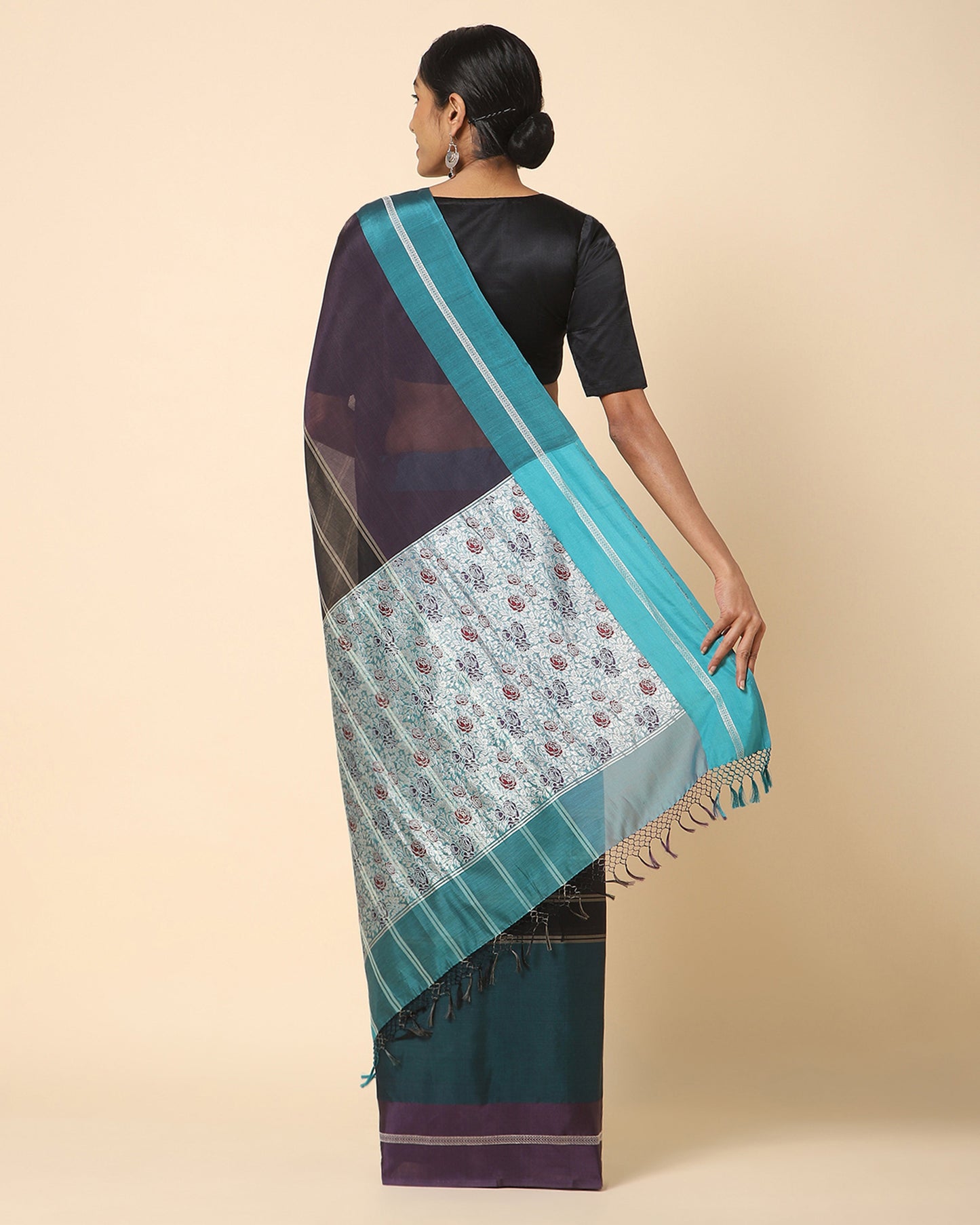 Tianna Powdi Silk Cotton Saree