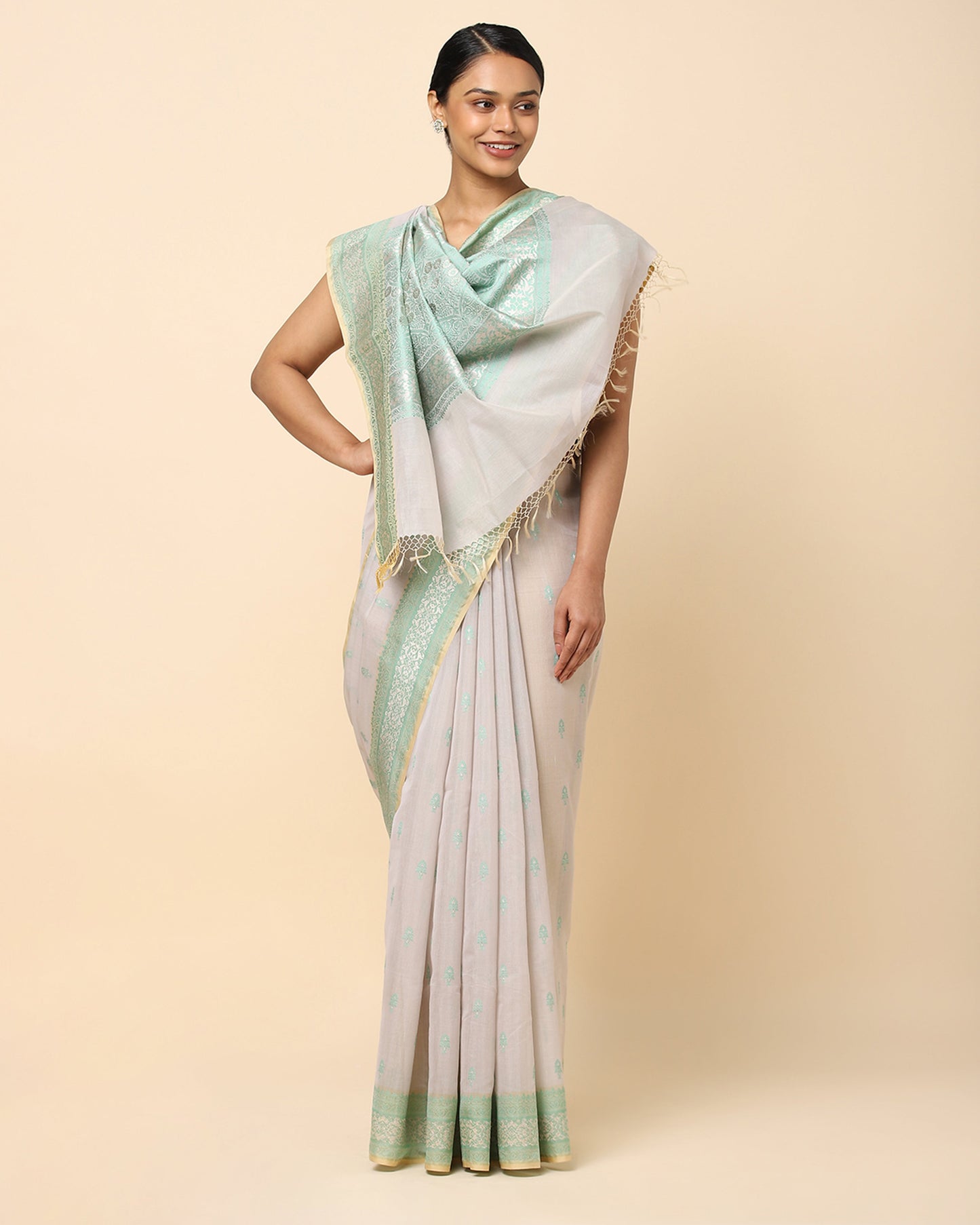 Rambagh Kadwa Silk Cotton Saree