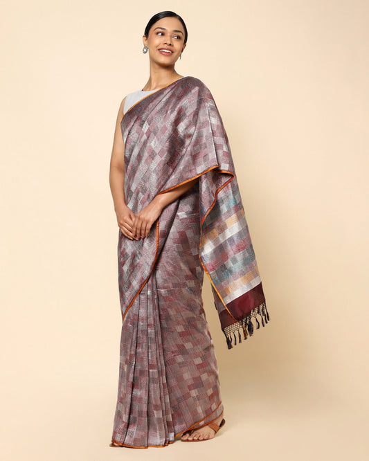 Mexico Tanchoi Silk Saree