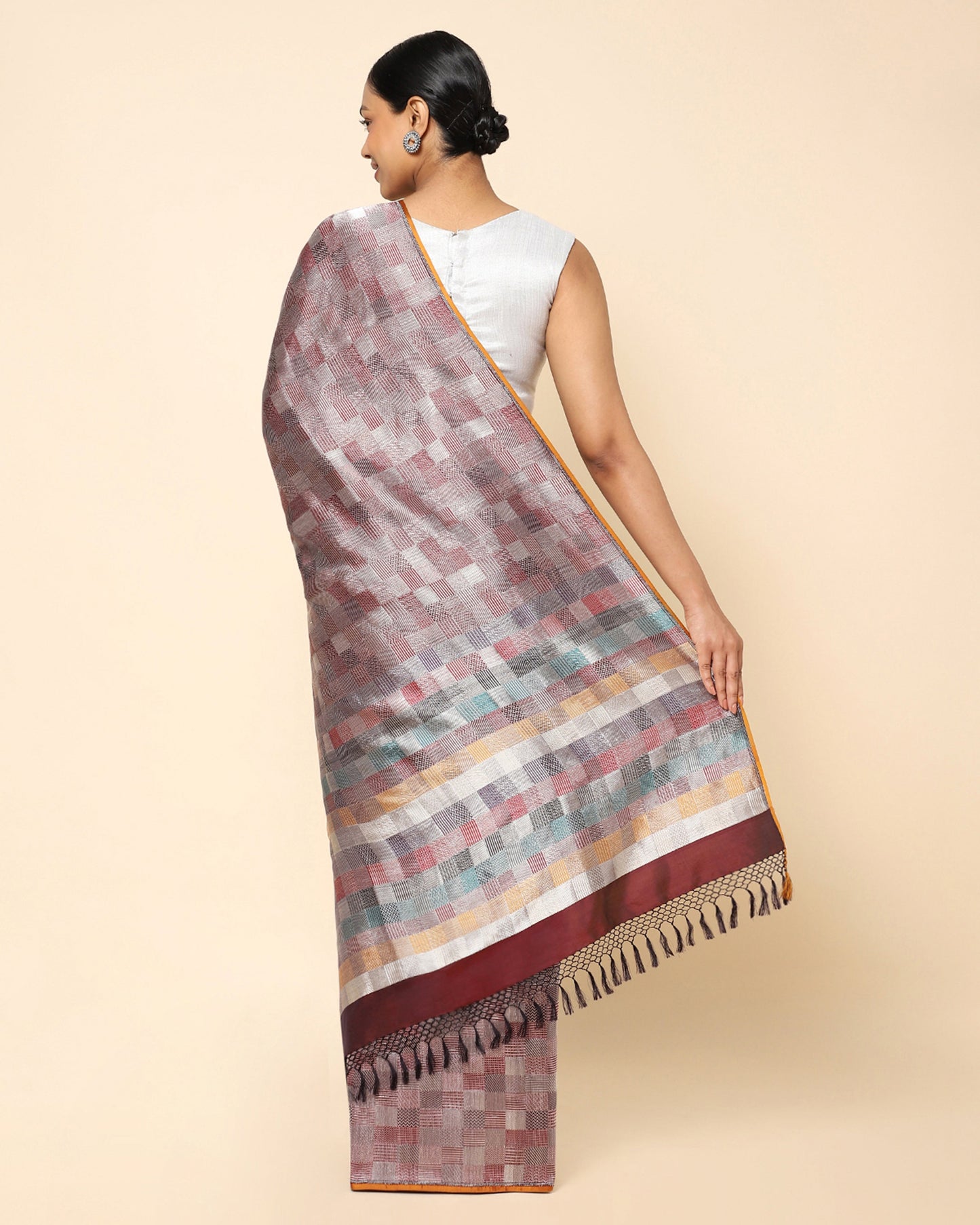 Mexico Tanchoi Silk Saree