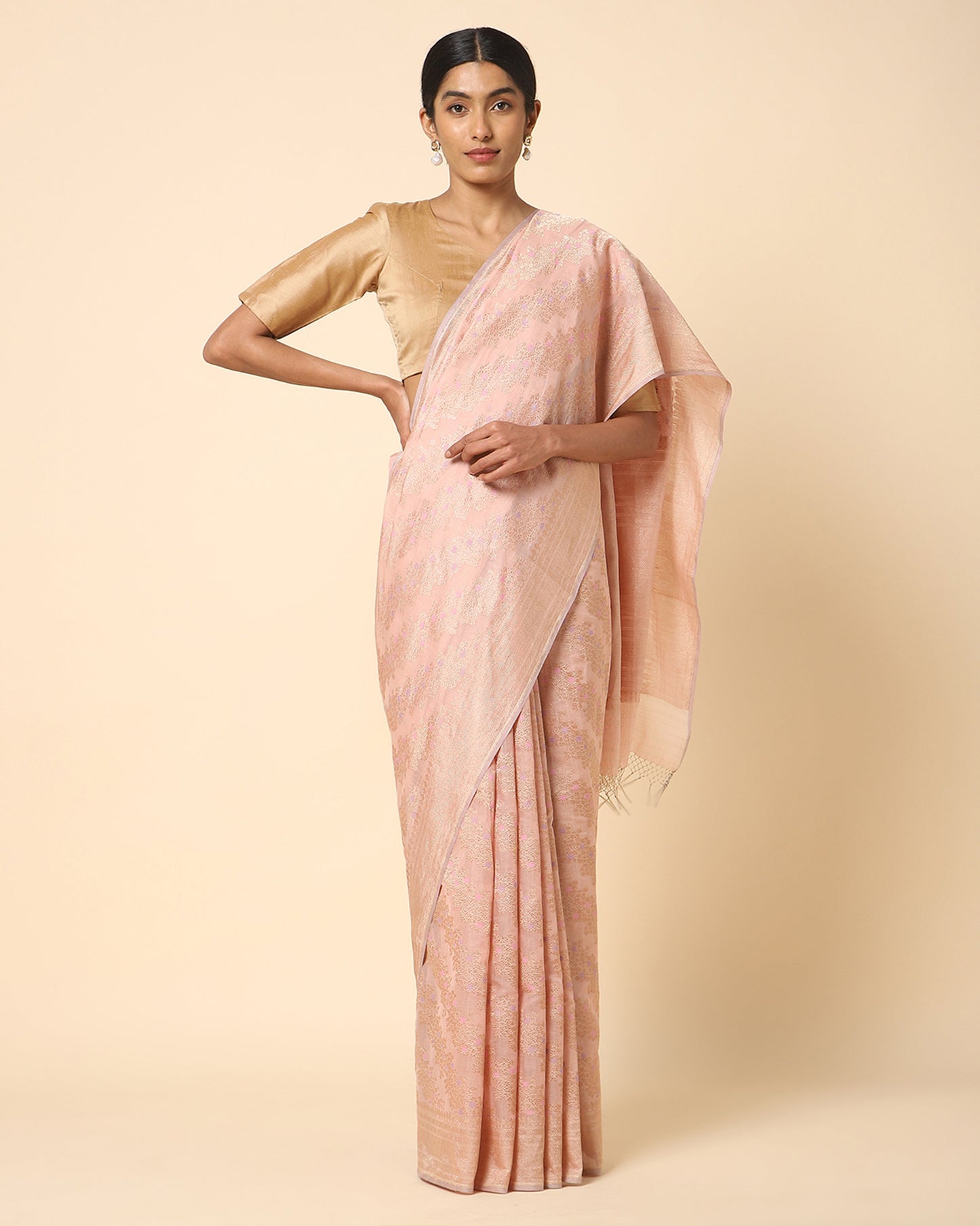 Baroda Kadwa Silk Cotton Saree