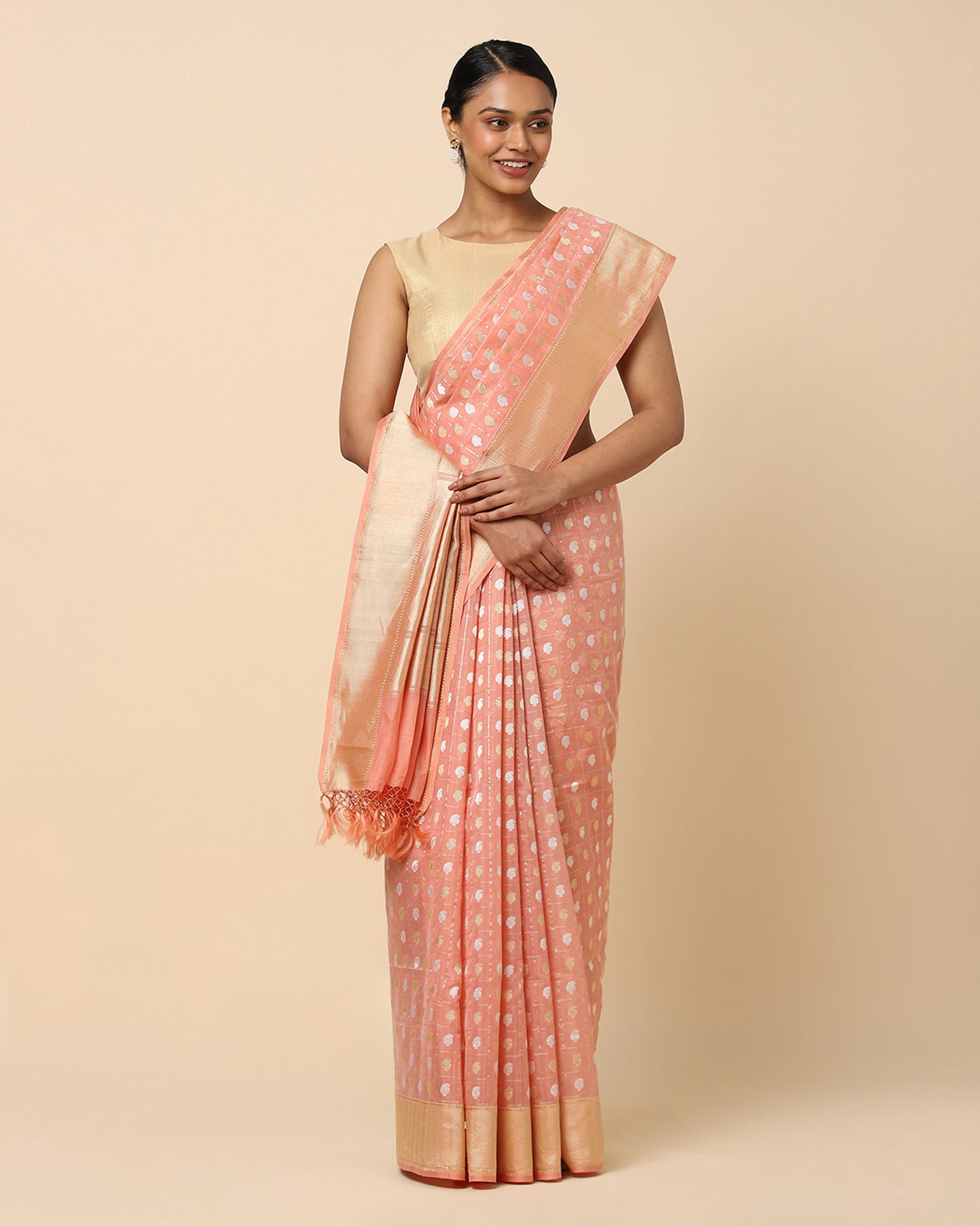 Daamini Kadwa Silk Cotton Saree