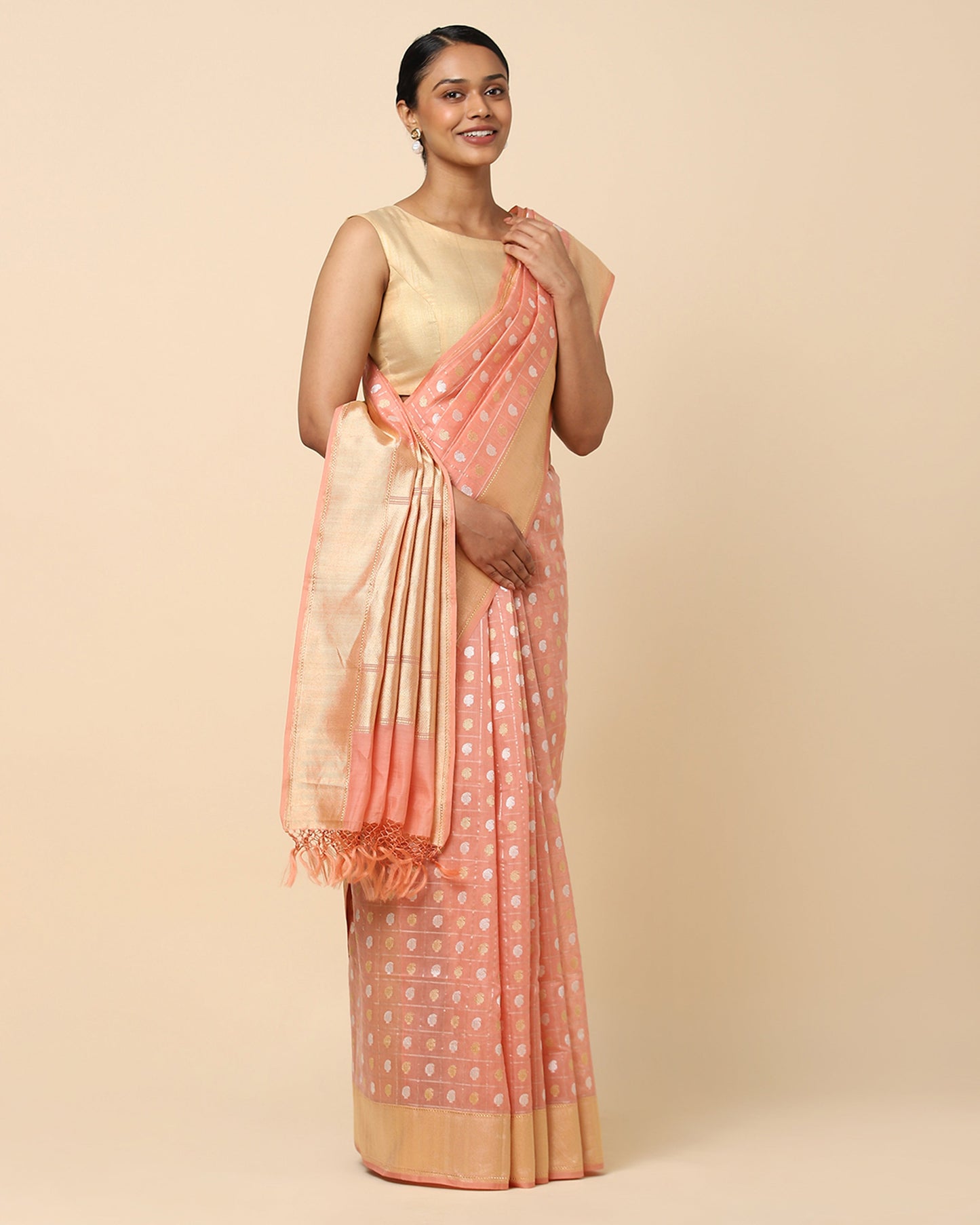 Daamini Kadwa Silk Cotton Saree