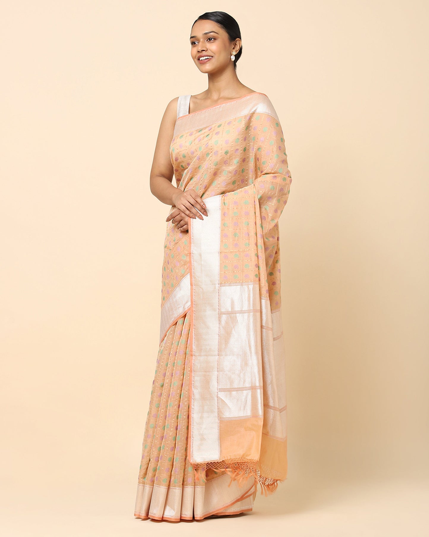 Daamini Kadwa Silk Cotton Saree