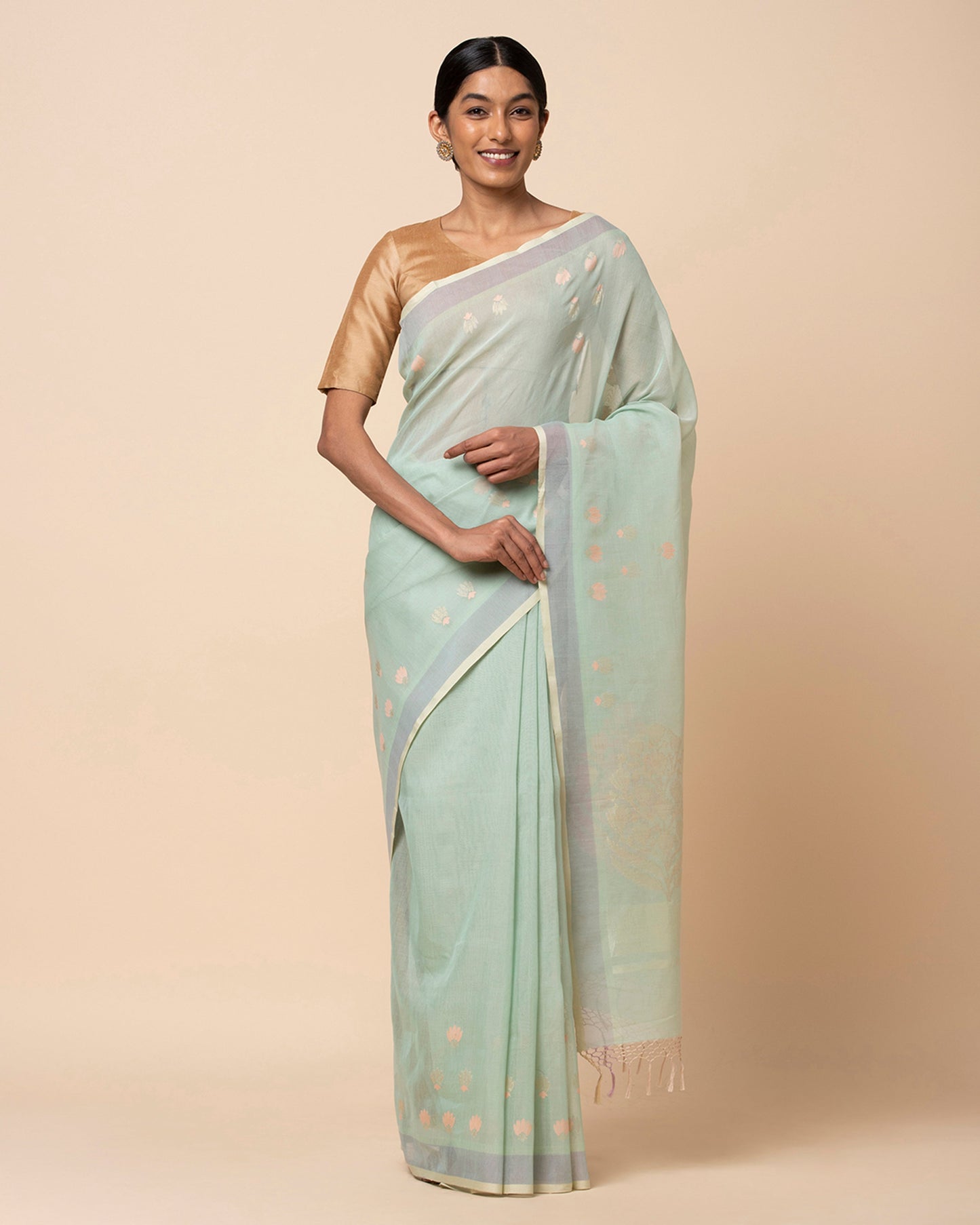 Ekaja Jamdani Cotton Saree