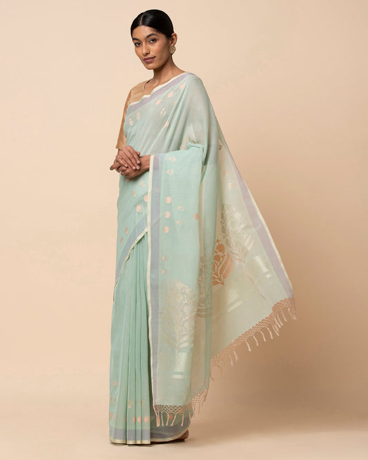 Ekaja Jamdani Cotton Saree