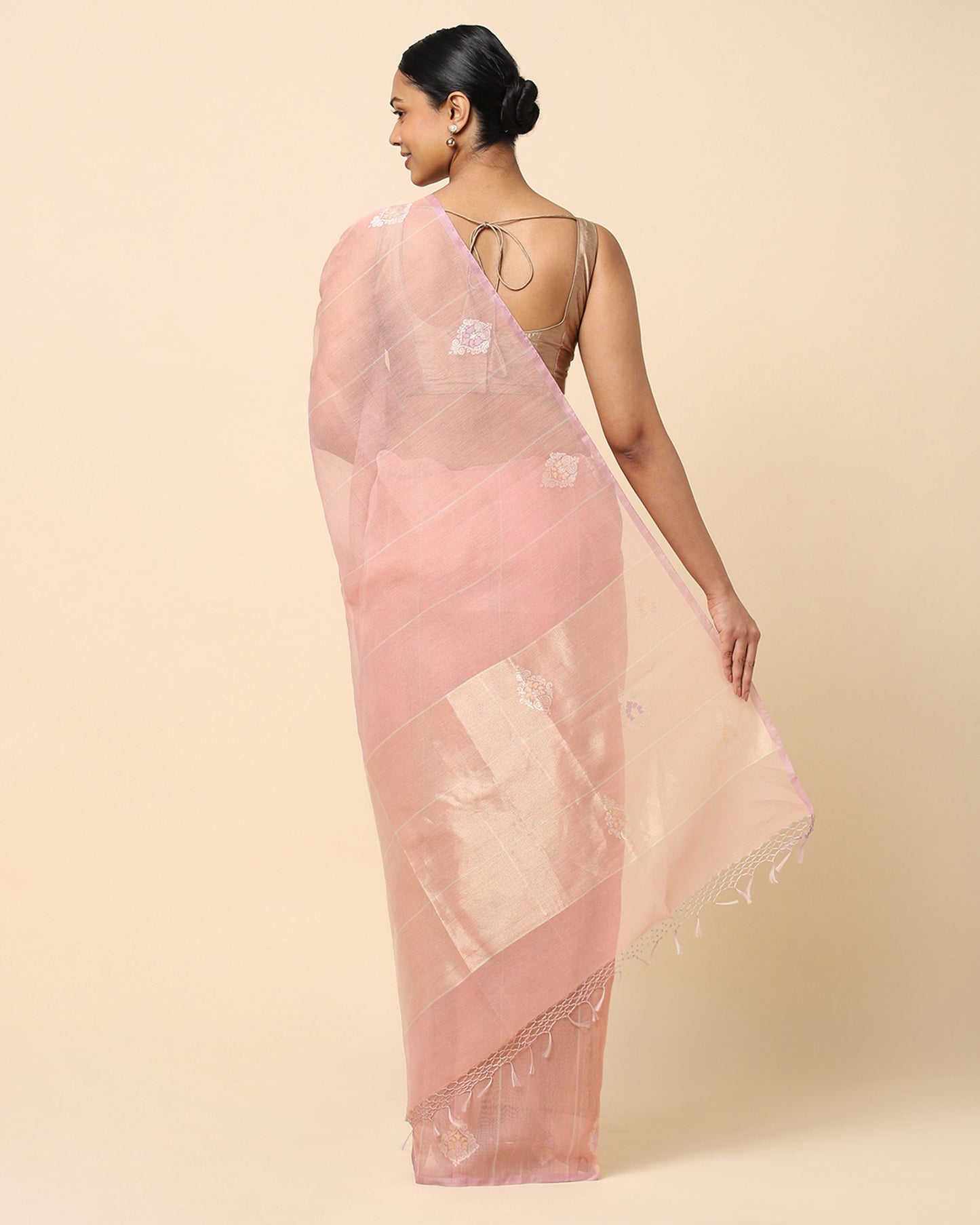 Parthee Jamdani Silk Cotton Saree
