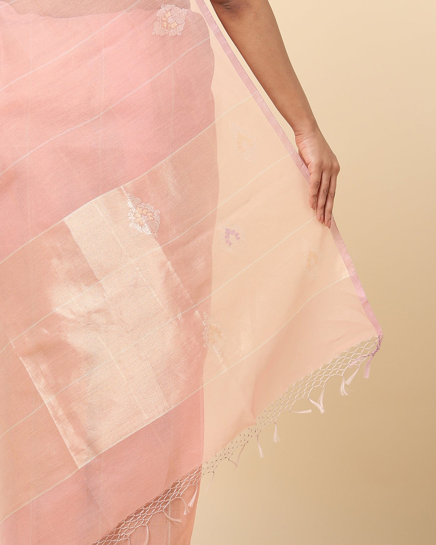 Parthee Jamdani Silk Cotton Saree