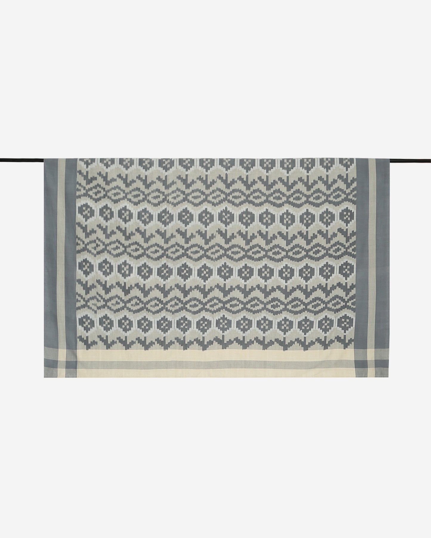 Flara Warp Ikat Cotton Bed Cover