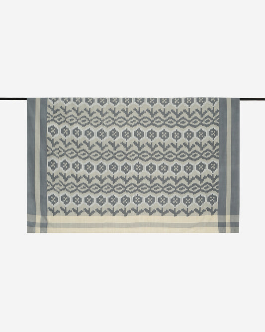 Flara Warp Ikat Cotton Bed Cover