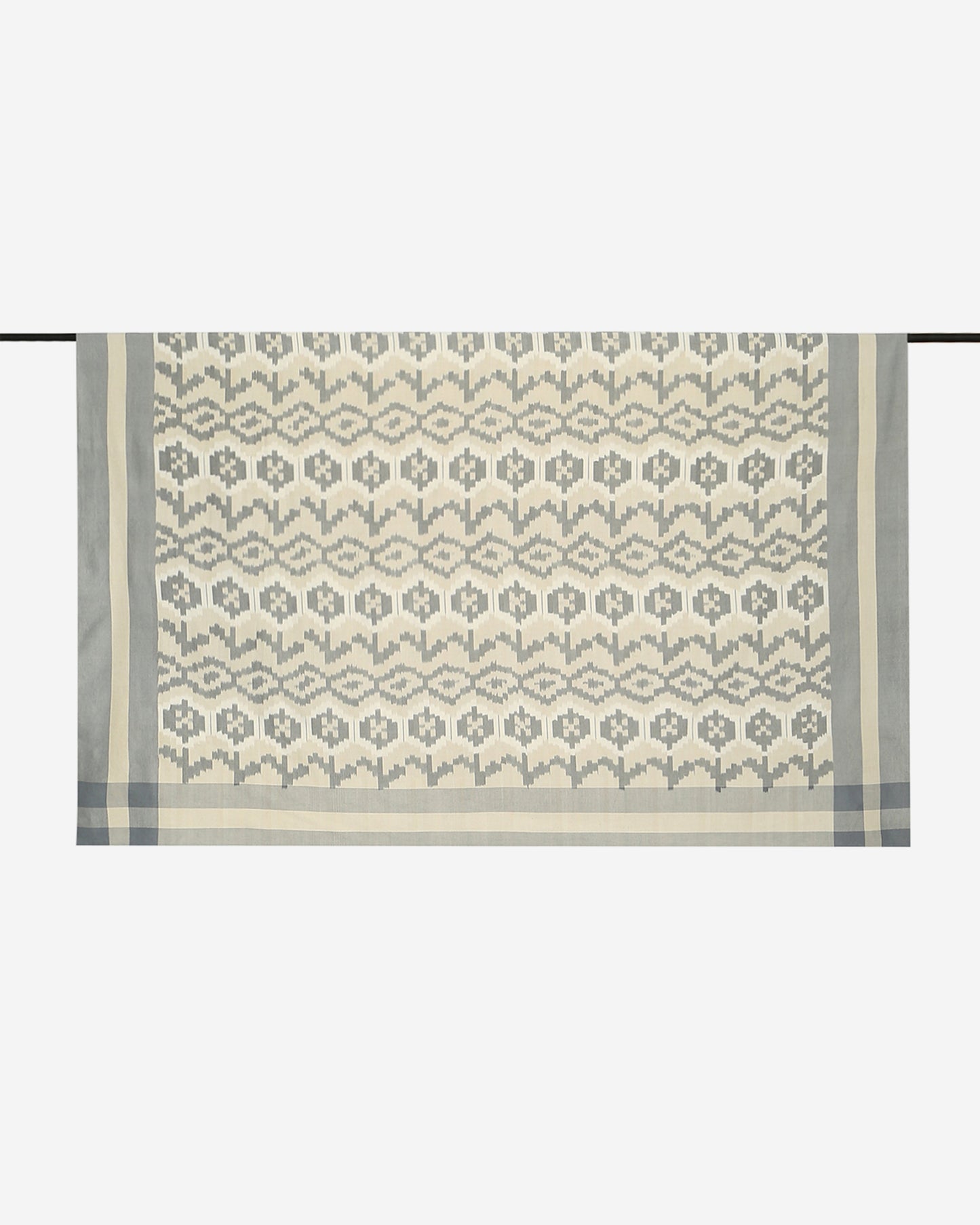 Flara Warp Ikat Cotton Bed Cover