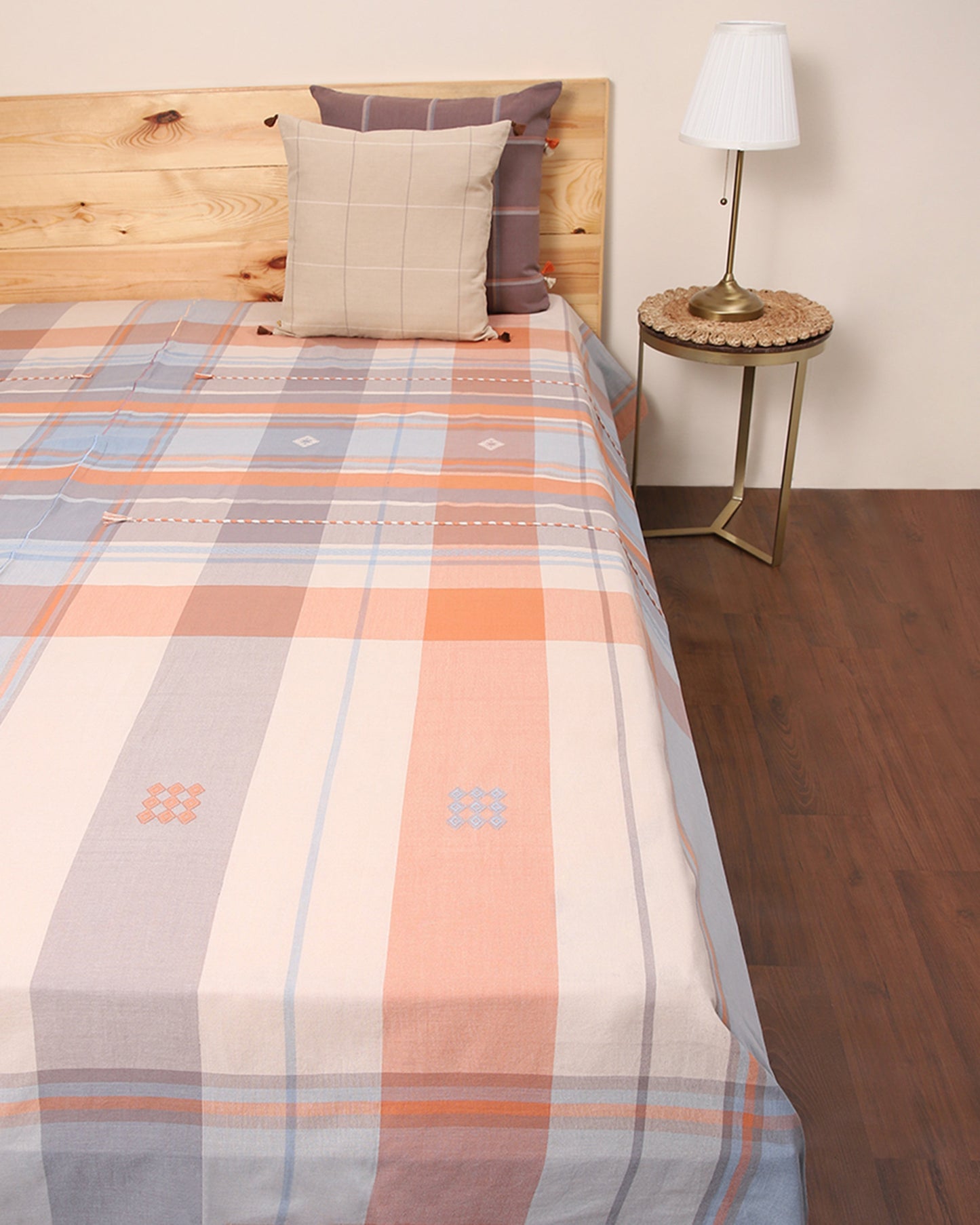 Esmeralda Extra Weft Cotton Bed Cover