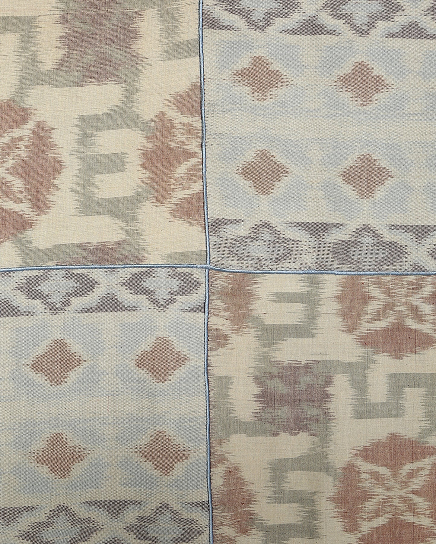 Coco Delma Weft Ikat Cotton Bed Cover