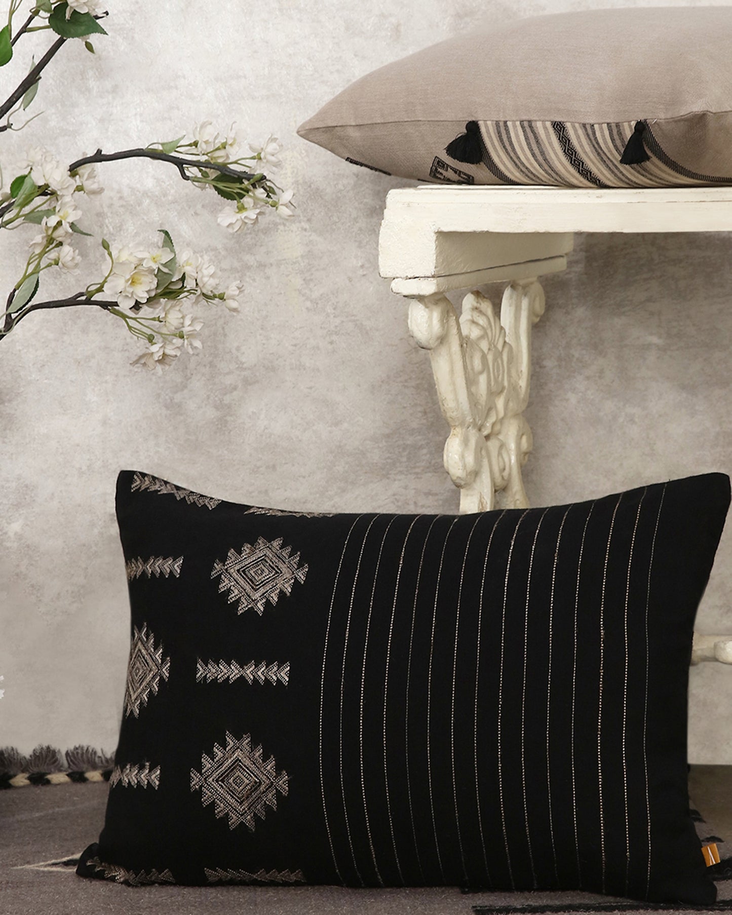 Barkha Extra Weft Cotton Cushion Cover