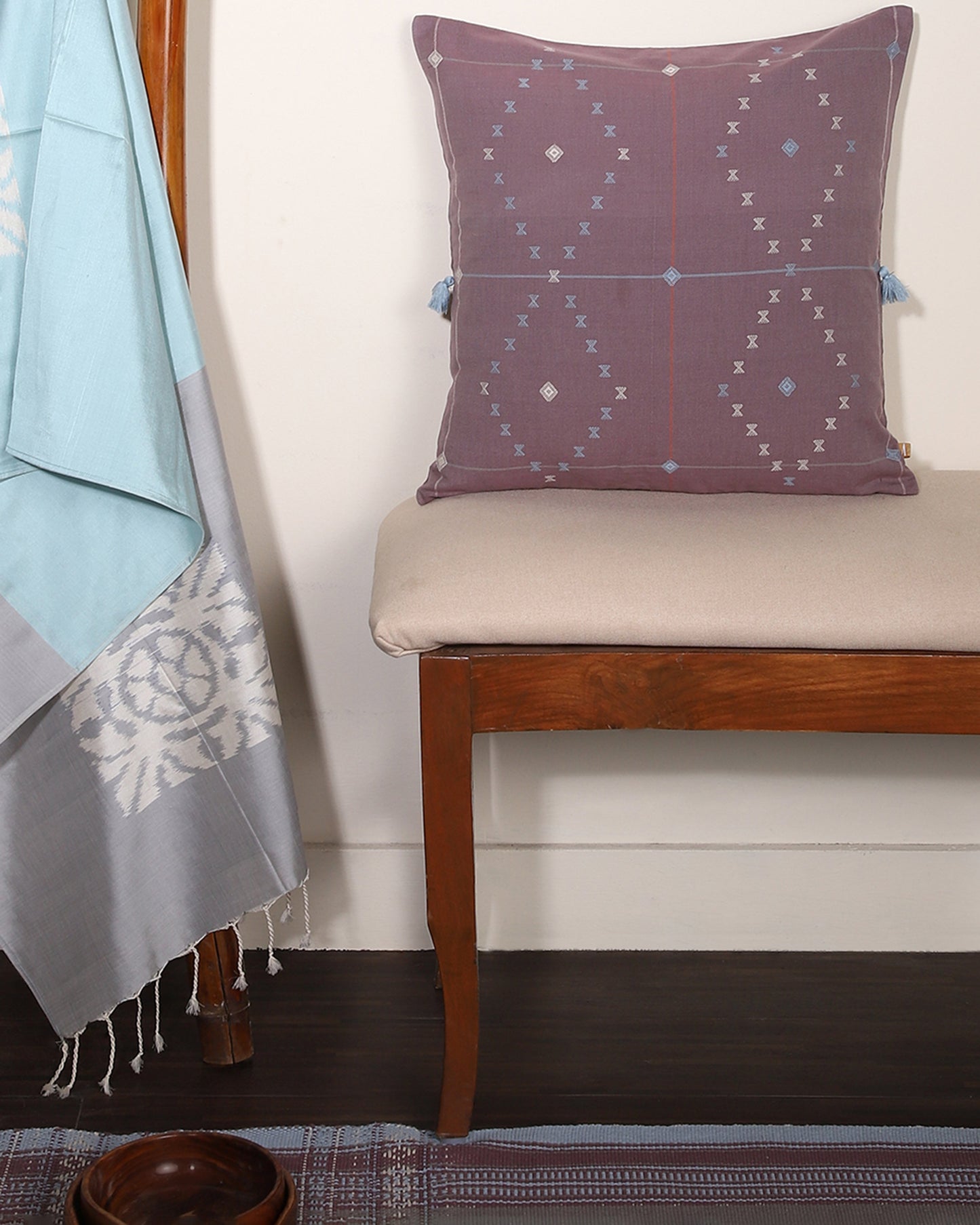 Sierra Extra Weft Cotton Cushion Cover