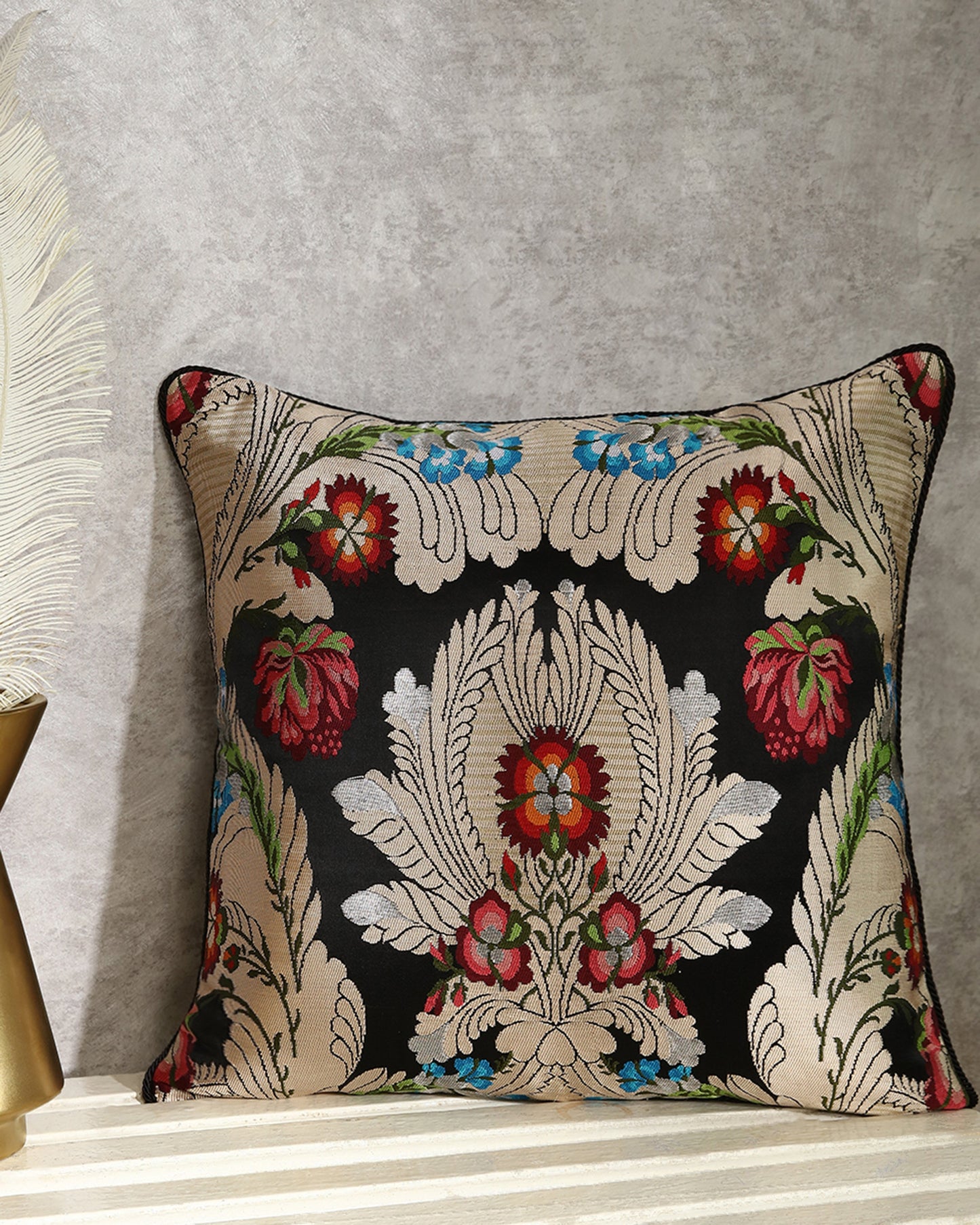 Ganta Gyasar Silk Cushion Cover