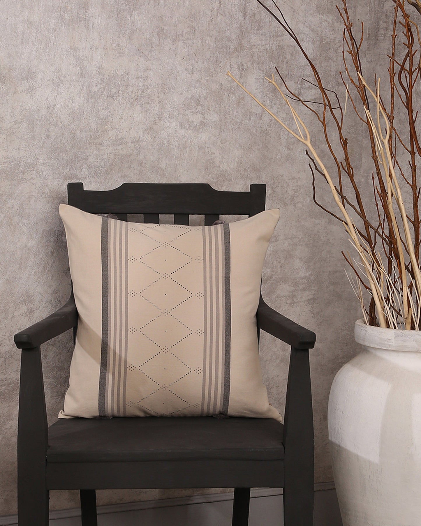 Miranda Tangalia Cotton Cushion Cover