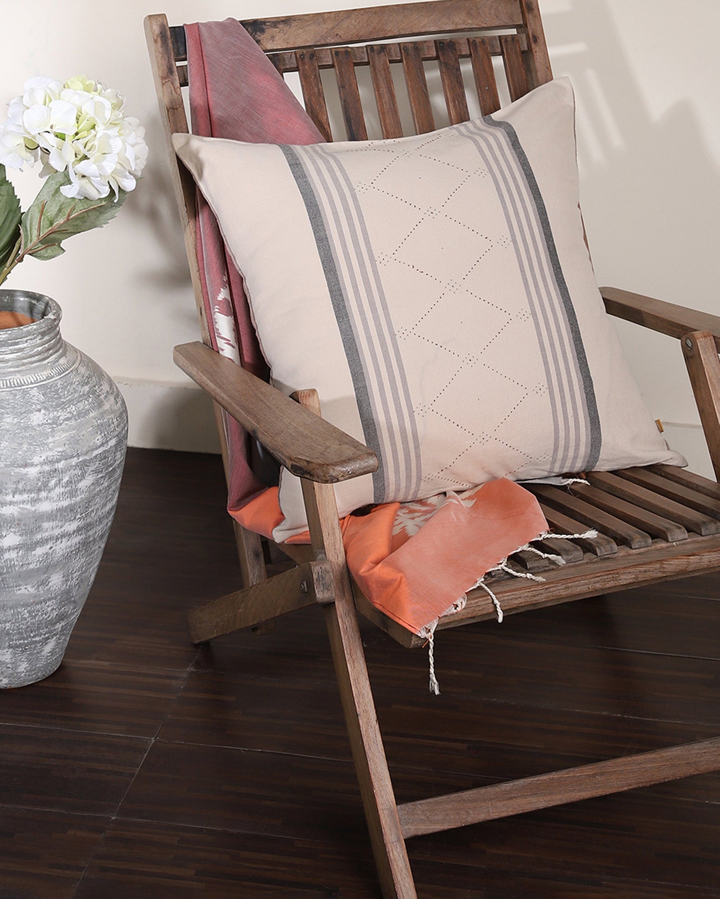 Miranda Tangalia Cotton Cushion Cover